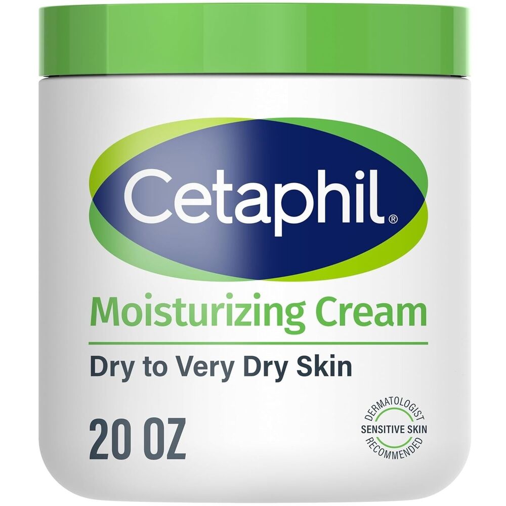 Cetaphil Face & Body Moisturizing Cream Fragrance Free Dry to Very Dry Skin 20oz